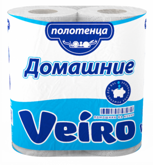 Полотенца бумажные  2-х сл. VEIRO 2шт. 